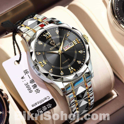 BINBOND 2521 Luxury Brand Luminous Quartz Watch For Men